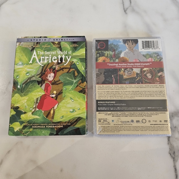 NWT The Secret World of Arrietty DVD SEALED - Picture 3 of 5